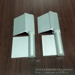 彩钢板合页 四寸铝合叶 净化车间左开右开荷叶 无尘工程单双门料无孔铰链