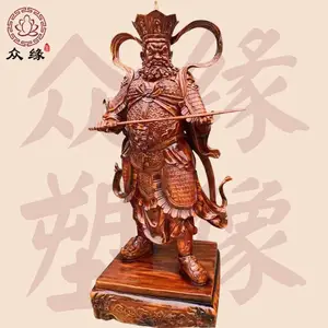 众缘树脂彩绘四大金刚神像_寺庙四大天王神像厂家销售