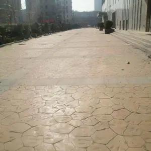 广西防城港压花地坪施工艺术压模地坪压印地坪铺装低价直供