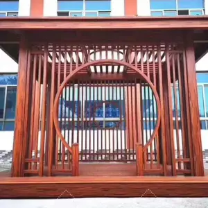 石家庄厂家定制别墅新中式凉亭-古建凉亭-中式茶餐厅-早来景观工程公司