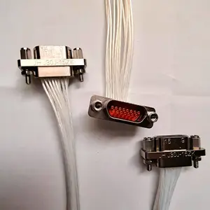 合金壳体J30J-15ZKP锦宏牌压接电缆用矩形连接器孔座