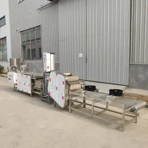 豆腐皮千张机自动轨道 多功能全自动千张机器 大型磨浆机