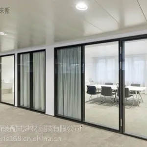 玻璃隔断可以解决办公空间的透明与开放