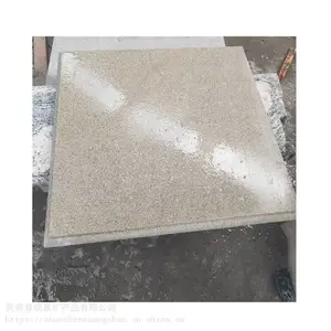 厂家直供小米黄石材火烧面荔枝面 柏破黄石材