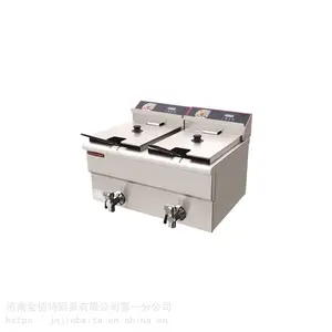 金佰特埃科菲电脑版台式双缸炸炉E-DZW-12L-2