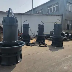 供应市政排水用无堵塞QZ潜水轴流泵