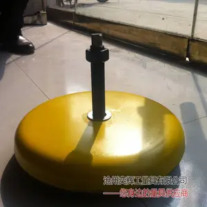 Φ50X23防震垫铁 Φ160减震垫铁 Φ120长城黄防震垫铁 防震垫铁 黄色减震垫铁