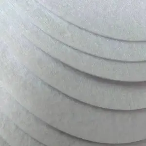 白色针刺无纺布 毛毡布