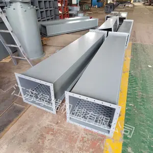 斜槽 空气斜槽 B400空气输送斜槽 绿瑞建材订制粉料斜槽输送机 质量放心