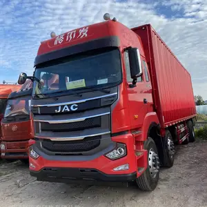 江淮格尔发A5W重卡 350马力 8X2 9.6米仓栅式载货车