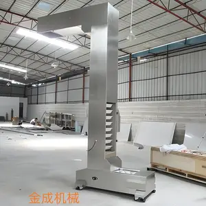 碳酸钙Z型斗式提升机多点下料配不同的料仓