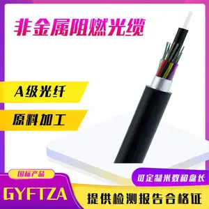 GYFTZA-12B1铠装纤耐高温架空8/16/24/36/48/144芯非金属阻燃光缆