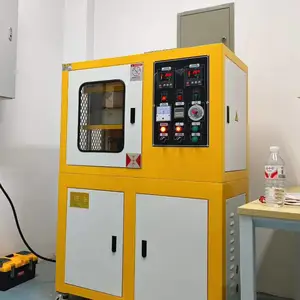 实验室小型平板硫化机 橡塑压片机 高分子材料拉伸试样制样热压设备