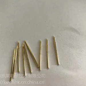 现货供应香港智仁进口pt136光板弹簧探针 进口铍铜镀金ict测试探针