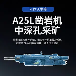 工程机械***配件沃思德A25L液压凿岩机适配***中深孔钻车