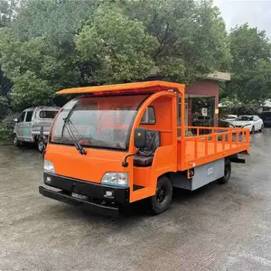 2吨全电动搬运车电动平板转运车厂区物流机场电瓶车四轮货车