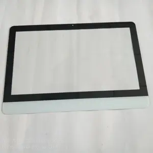 显示屏玻璃厂CNC加工3mm钢化玻璃触摸面板丝印玻璃触摸盖板玻璃