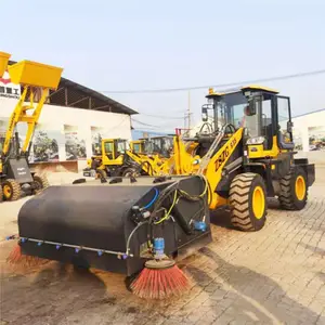 北京全自动扫路机 洒水清扫器铲车改装扫路机