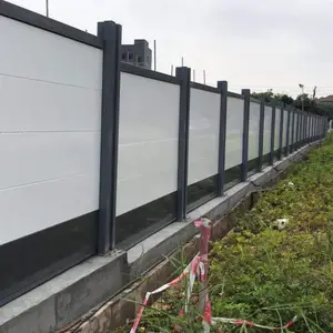 驻马店汝南县新型装配式围挡 施工钢结构临时围蔽挡板