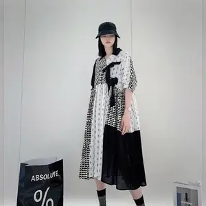 原创设计师大码女装一手货源 服装尾货渠道 马可未大版宽松春夏女装