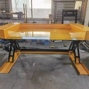 电动液压升降平台仓储货物载重供应固定式升降台地藏式剪叉举升机