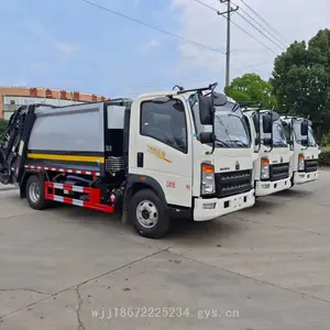 HOWO重汽豪沃6方压缩垃圾车 城镇管理环卫清运车