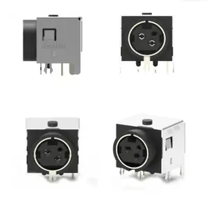POWER��DIN����3PINо��Ʒĸ����S����������90�����ʽPCB���