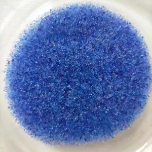 蓝色变色硅胶0.2-1mm 块状颗粒 精密仪器湿度指示硅胶 500g/瓶