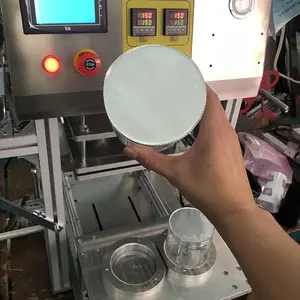 专业定制 食品塑料罐热封口机 PET罐铝膜热封机 广口瓶锡纸膜封膜机 厂家直销