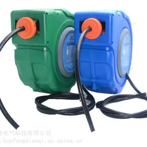 可卷入2芯1.5线的自动伸缩收线器 绕线器 有自锁自动收线提交小方便安装