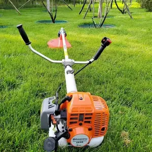 家用农村手握式小型割草机 背负式家用多功能除草机开荒机