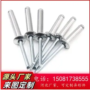 铝拉钉 抽芯铝铆钉 开口铝圆头拉铆钉铝铁拉钉铝圆头铆钉装潢钉厂家