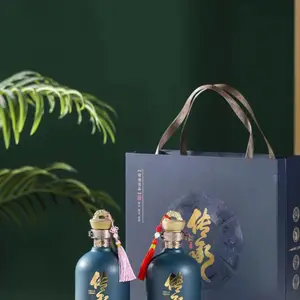 1��װ�����մɾ�ƿ 500ml�ܷ�¹Ŵ��о�ƿ ��������´�С��ƿ�ӳ�