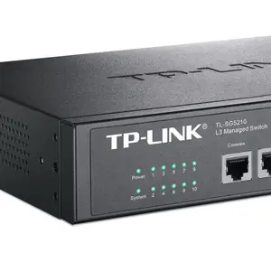 TP-LINK TL-SG5210 8千兆口+2个SFP千兆三层网管中心交换机