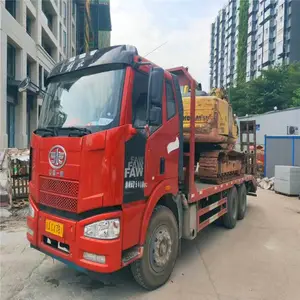 解放挖机拖车后双桥勾机板车上户分期一条龙