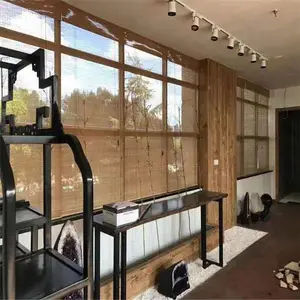 竹帘窗帘 竹帘推拉门 遮光竹帘窗帘 上门测量