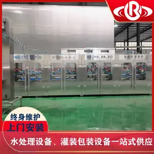 5L大桶水灌装机 直线灌装机 全自动3-15L一次性桶装水灌装机