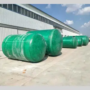 金泰诺 大型一体化玻璃钢化粪池20立方 支持定制 地埋缠绕式隔油池