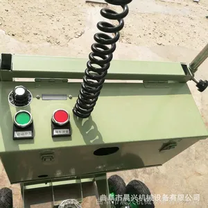 手拉实心胎爬楼机 水泥瓷砖电动运输车爬楼车 小型物流园搬运车
