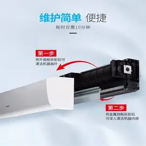 松下风幕机商用自然风0.9米1.2米1.5米电加热空气幕风帘机代理商