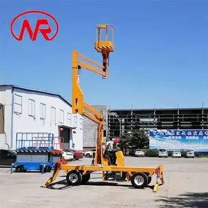 曲臂式升降机伸缩臂高空作业升降平台维修路灯全自动折臂式登高车