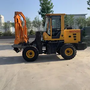 直销高速公路护栏打桩机 液压护栏打拔钻一体机 公路护栏打桩机厂家