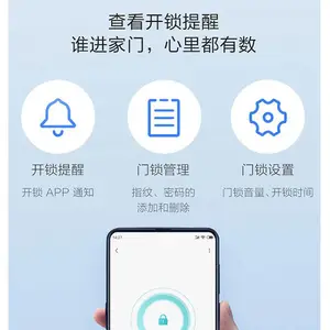 住小助指纹锁家用防盗门密码锁智能门锁远程开门全自动智能家居