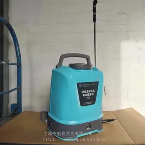 丸崎锂电池背负式电动喷雾器10L农用高压打药机果园消毒机