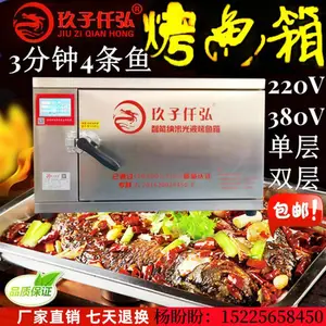 智能光波烤鱼箱烤蔬菜单层220V380V烤鱼速度快烤羊排