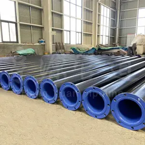 法兰连接内ep外pe防腐钢管，涂塑无缝钢管报价
