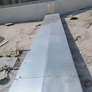 屋面建筑变形缝装置金属新式盖板包墩做法