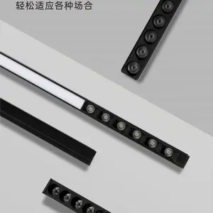 15-20-35线条灯，龙骨，快装铝材或龙骨安装方式，泛光款，泛光+聚光。