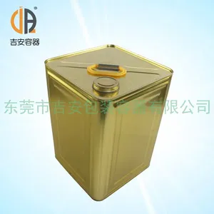 19L马口铁桶涂金小嘴厂价直销价格优惠