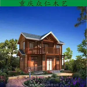 万州景区度假小木屋 防腐木轻型别墅 传统木房子 施工安装 众仁木艺